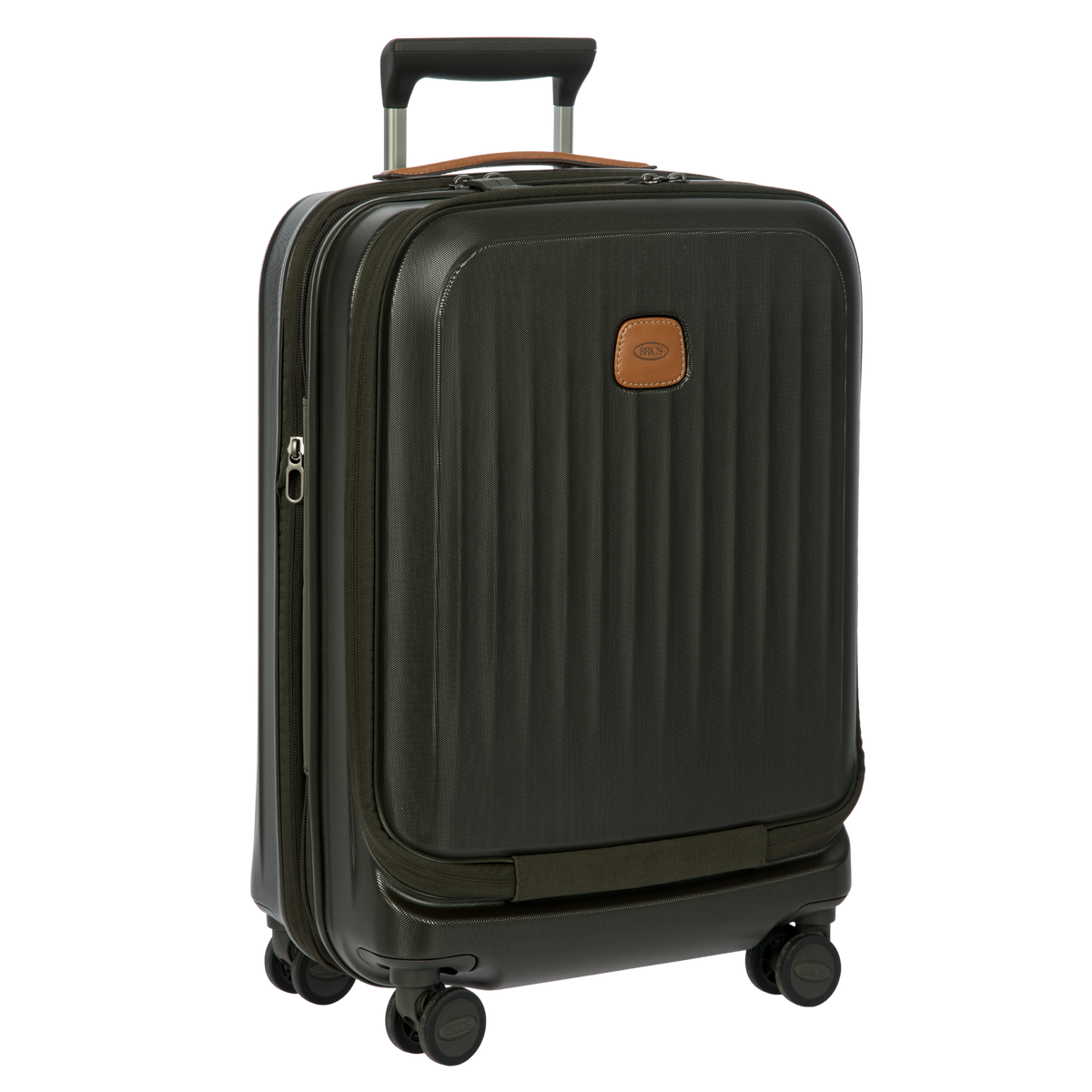 Bric's Taormina Expandable Carry-On with Laptop Pocket in Olive, view 2