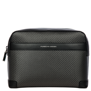 Porsche Design Carbon Toiletry Bag with Box Calf Leather, view 1