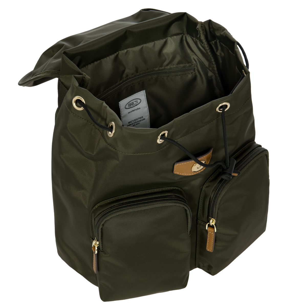 Bric's X-Collection Piccolo City Backpack in Olive, view 5