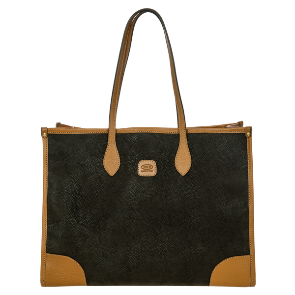 Bric's Life Suede-Effect Laptop Tote Bag, view 1