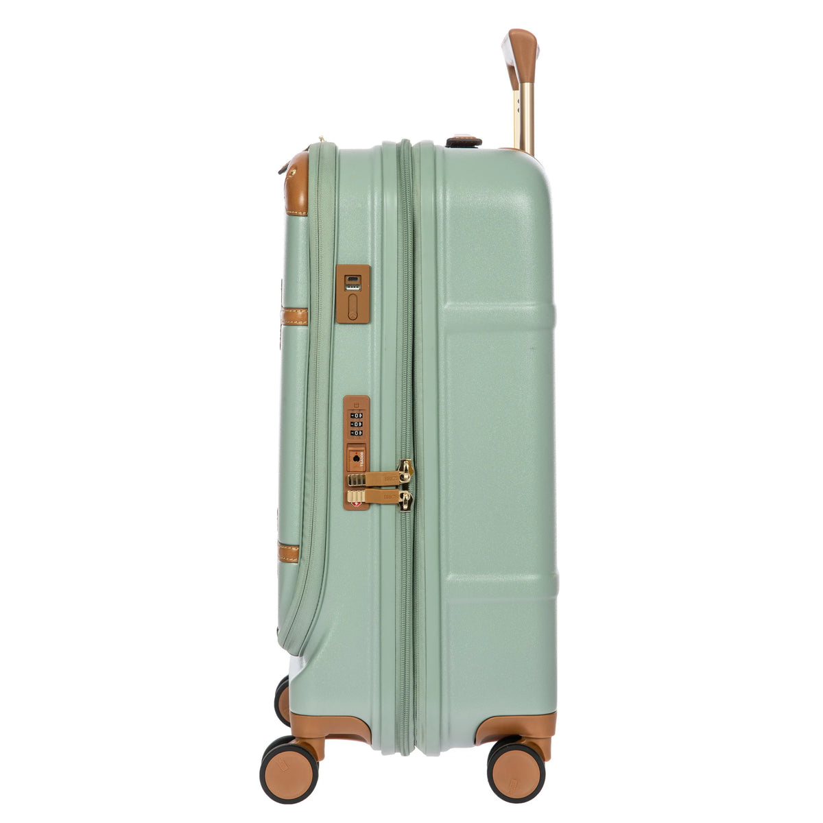 Bric's Bellagio Expandable Carry-On Spinner with Laptop Pocket in Eucalyptus, view 4
