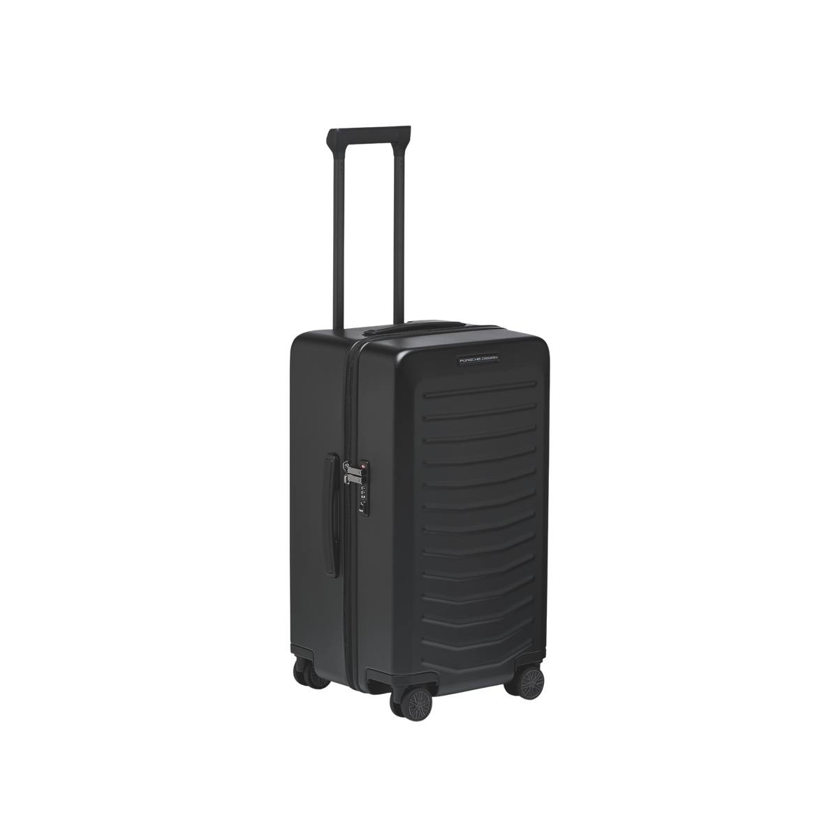 Porsche Design Roadster Hardcase Spinner Suitcase in Black Matte, view 2