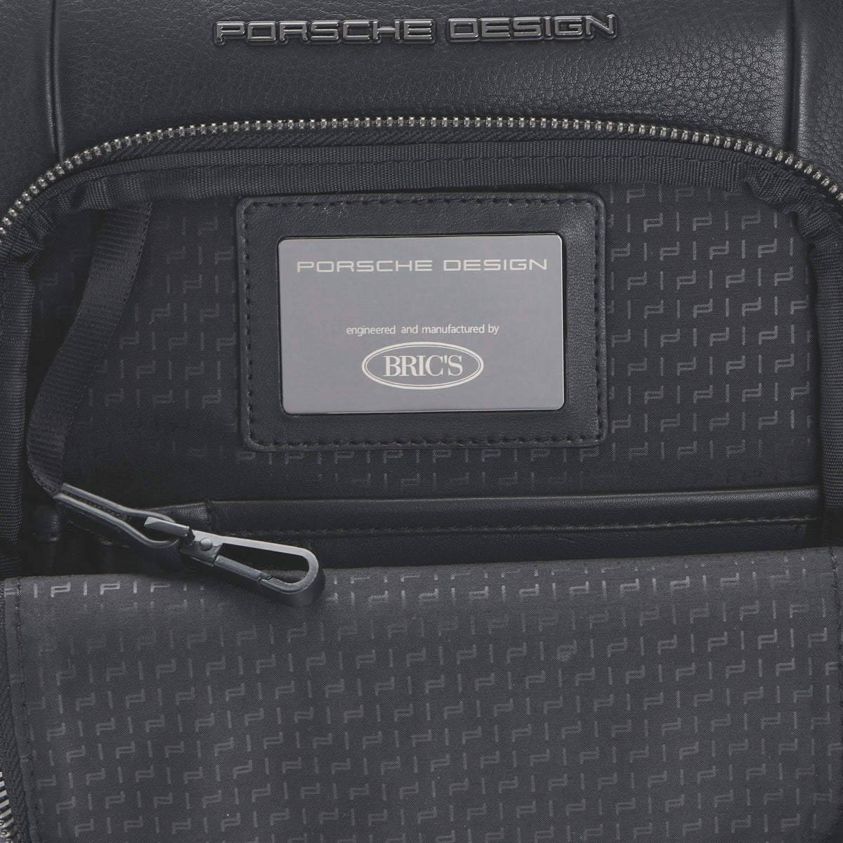 Porsche Design Roadster Leather Shoulder Bag, S, view 4
