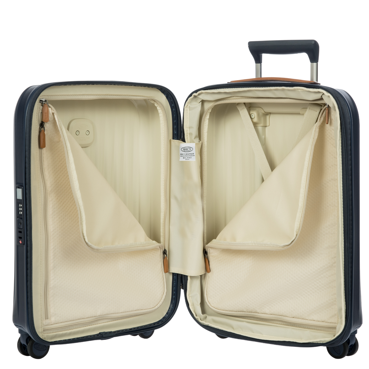 Bric's Taormina Expandable Carry-On Spinner in Blue, view 5