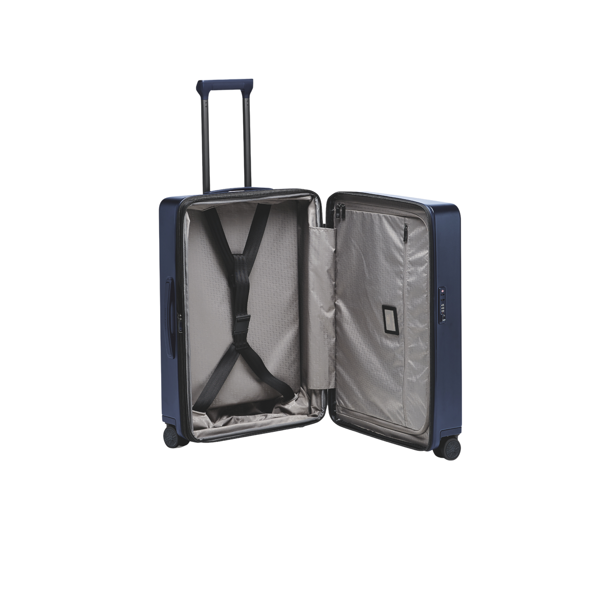 Porsche Design Roadster Hardcase Expandable Spinner in Blue Matte, view 4