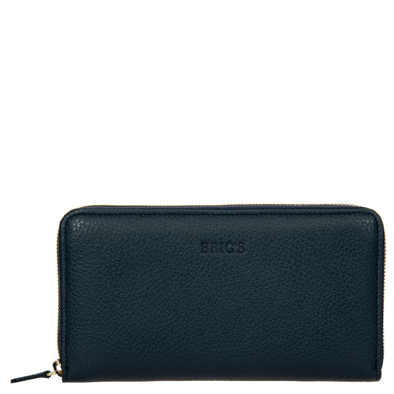 Bric's Gondola Verbena Leather Zip-Around Wallet in Avana, view 1