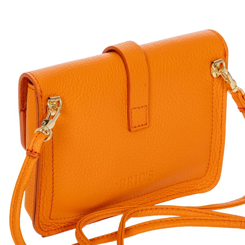 Bric's Gondola Garofano Leather Mini Purse in Agrumi, view 5
