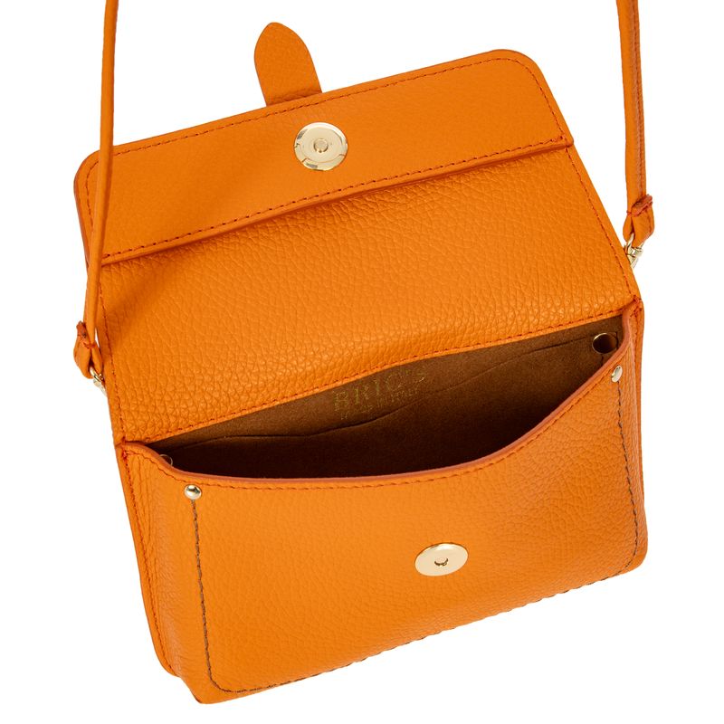 Bric's Gondola Garofano Leather Mini Purse in Agrumi, view 6