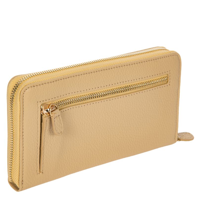 Bric's Gondola Verbena Leather Zip-Around Wallet in Avana, view 6
