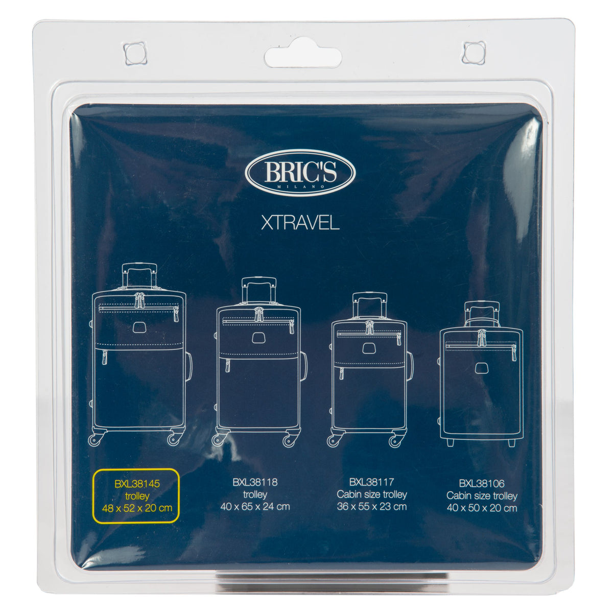 Bric's X-Travel Clear Luggage Cover in Clear, view 4