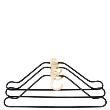 Bric's Suit Hanger Set of 3 in Black/Gold, view 1