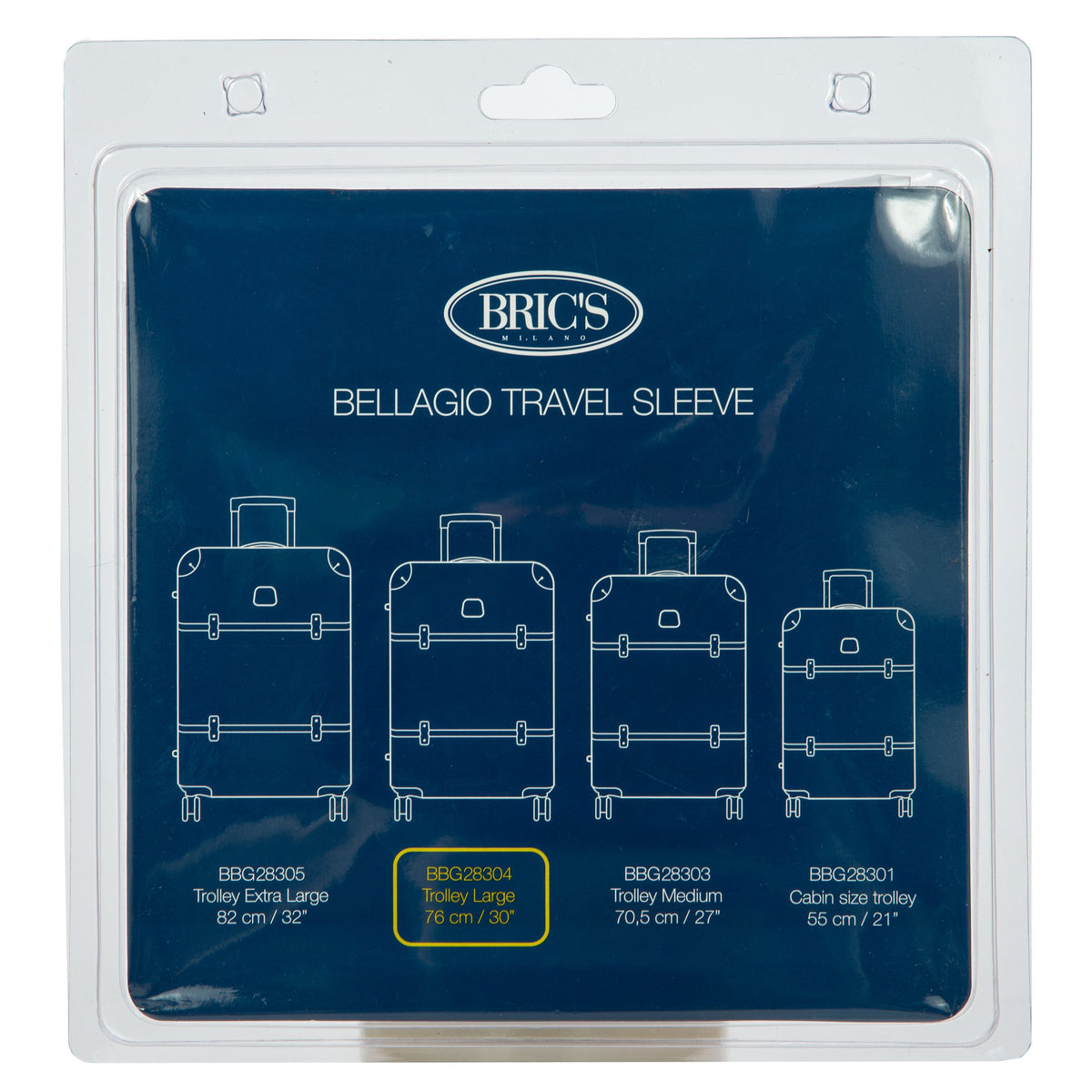 Bric's Bellagio Clear Luggage Cover in Clear, view 4