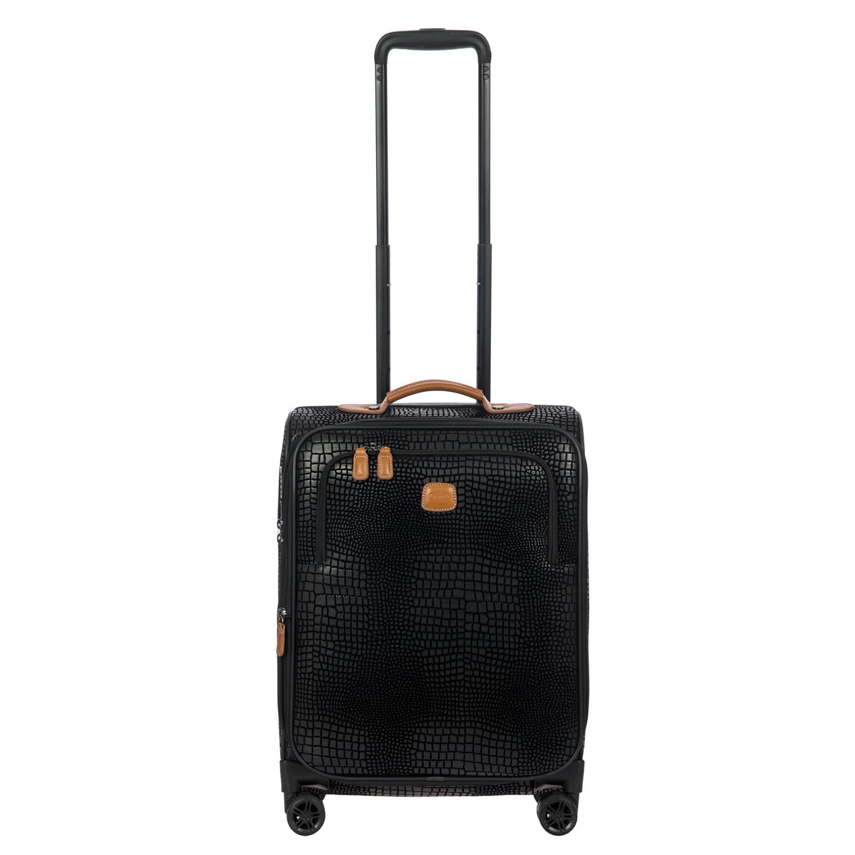 Bric's My Safari Expandable Spinner in Black/Cognac, view 1