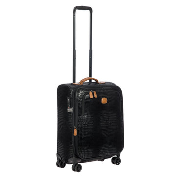 Bric's My Safari Expandable Spinner in Black/Cognac, view 2