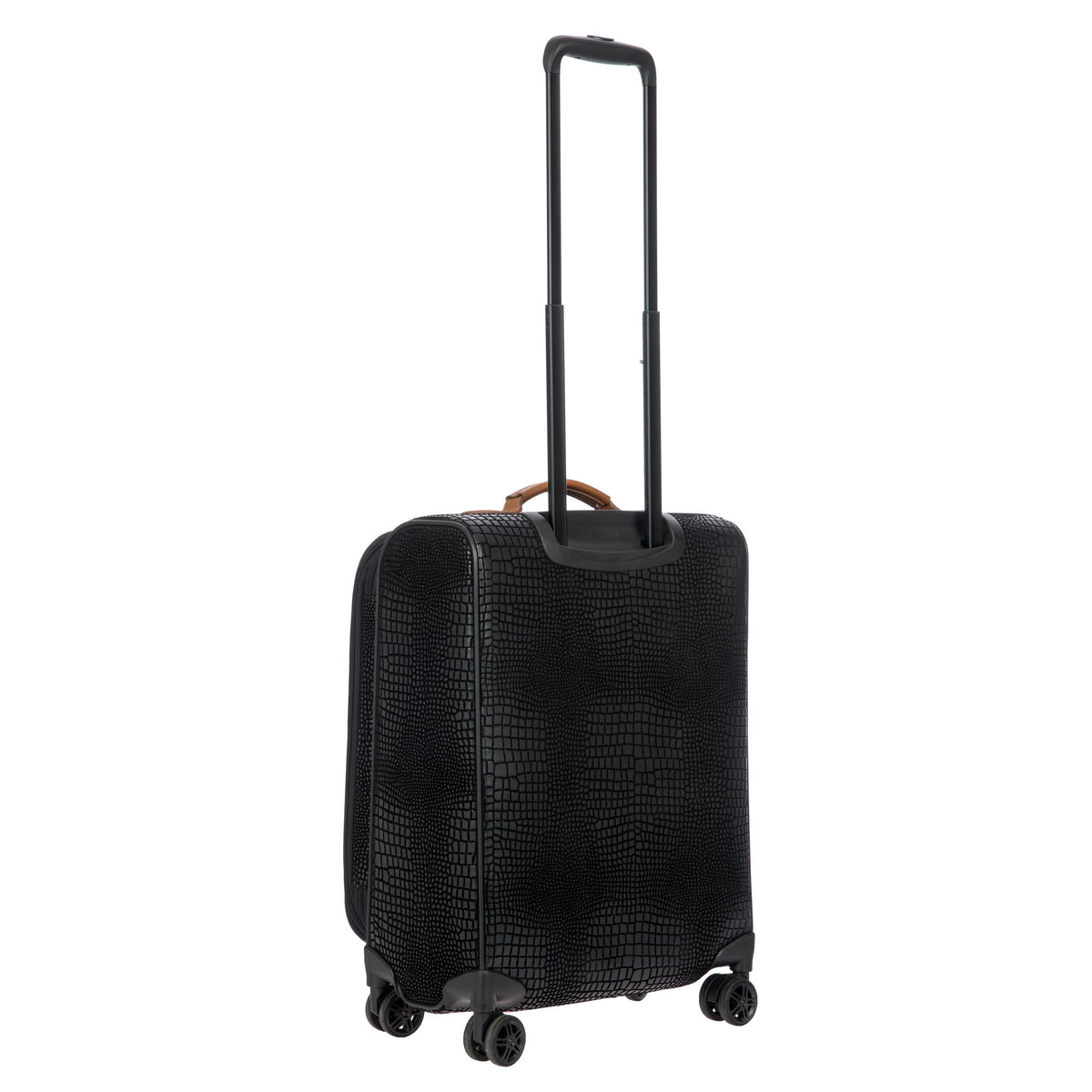 Bric's My Safari Expandable Spinner in Black/Cognac, view 3