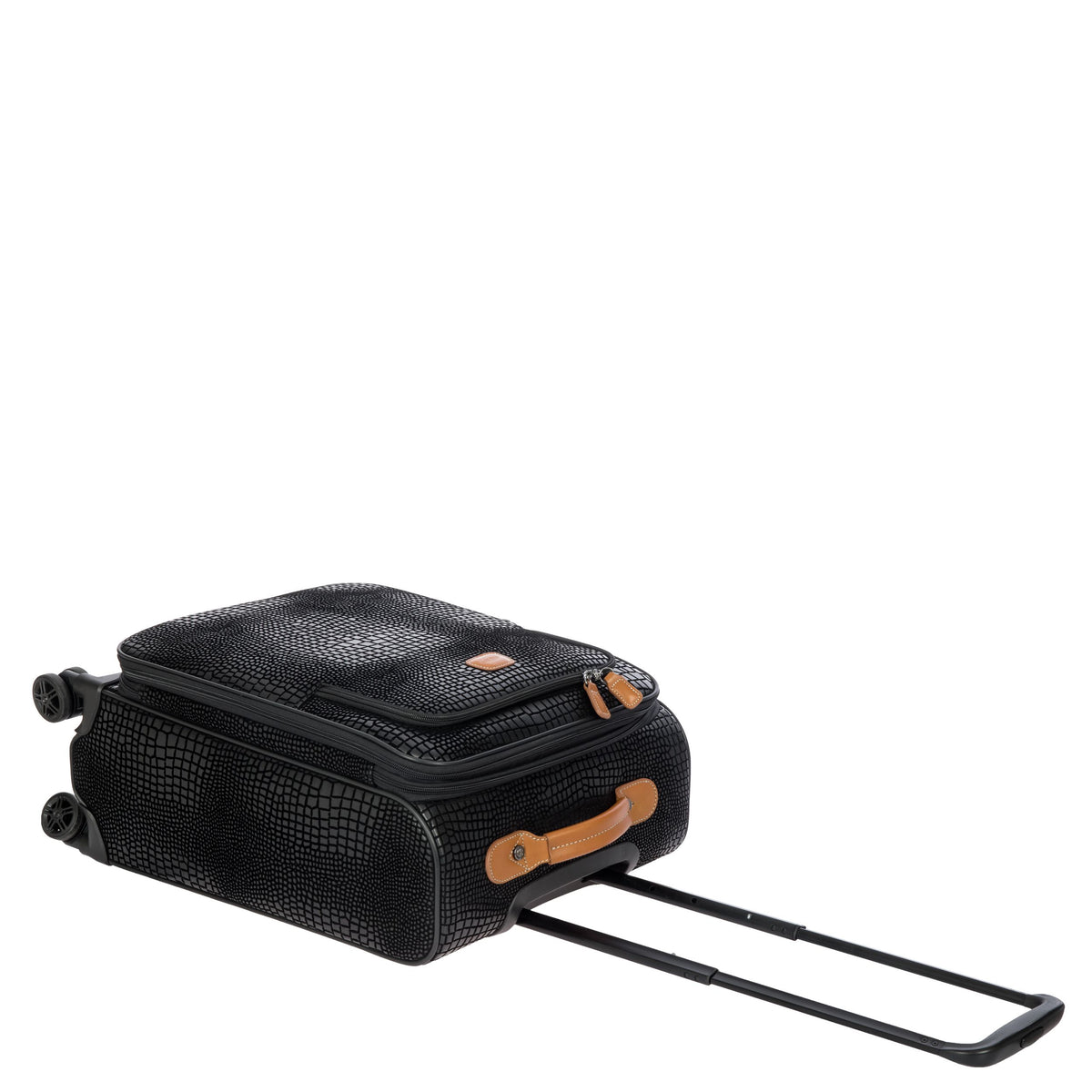 Bric's My Safari Expandable Spinner in Black/Cognac, view 5