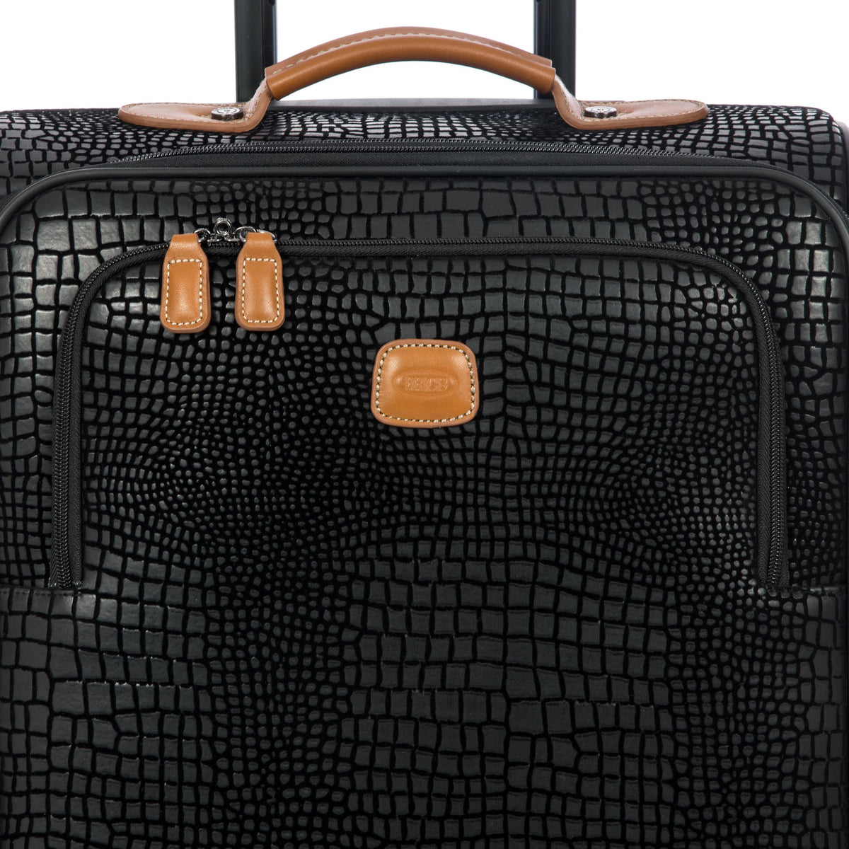 Bric's My Safari Expandable Spinner in Black/Cognac, view 7