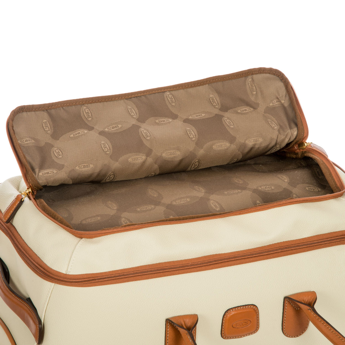 Bric's Firenze Rolling Duffle Bag 21" in Cream, view 4