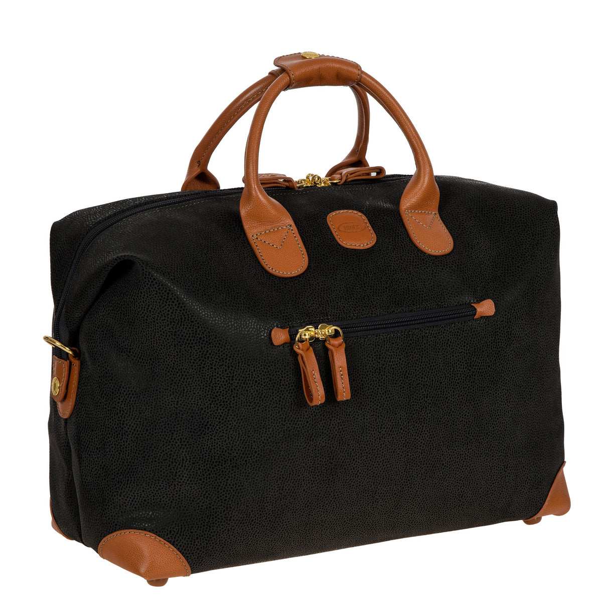 Bric's MyLIFE 22" Cargo Duffle Bag in Black/Tabacco, view 3