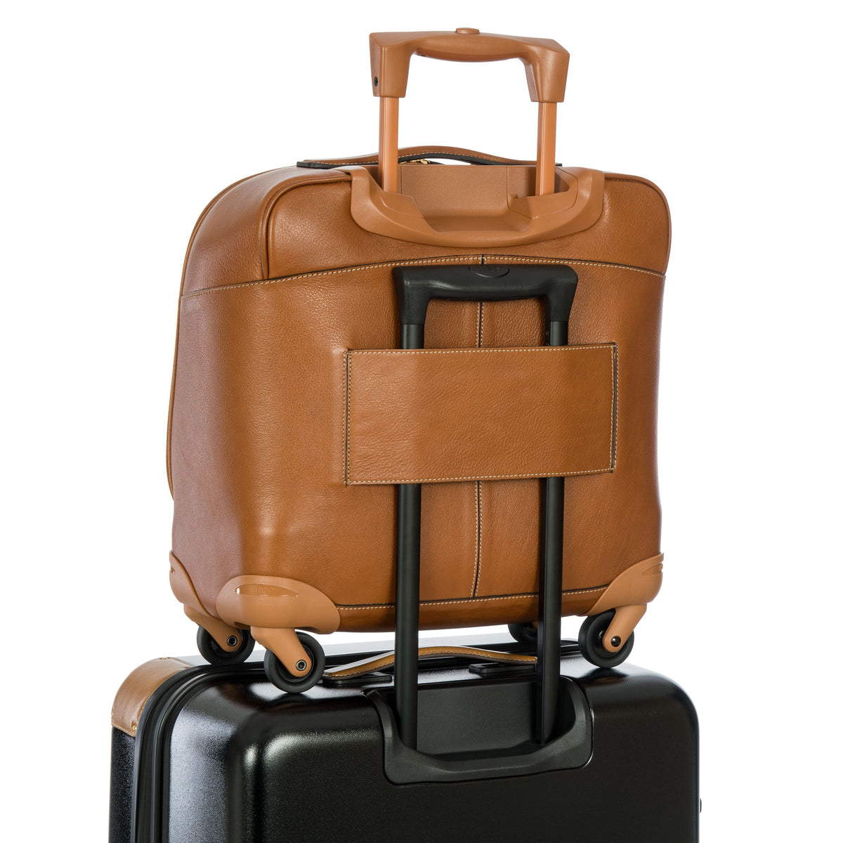 Bric's Life Pelle Leather Pilot Case in Cognac, view 3