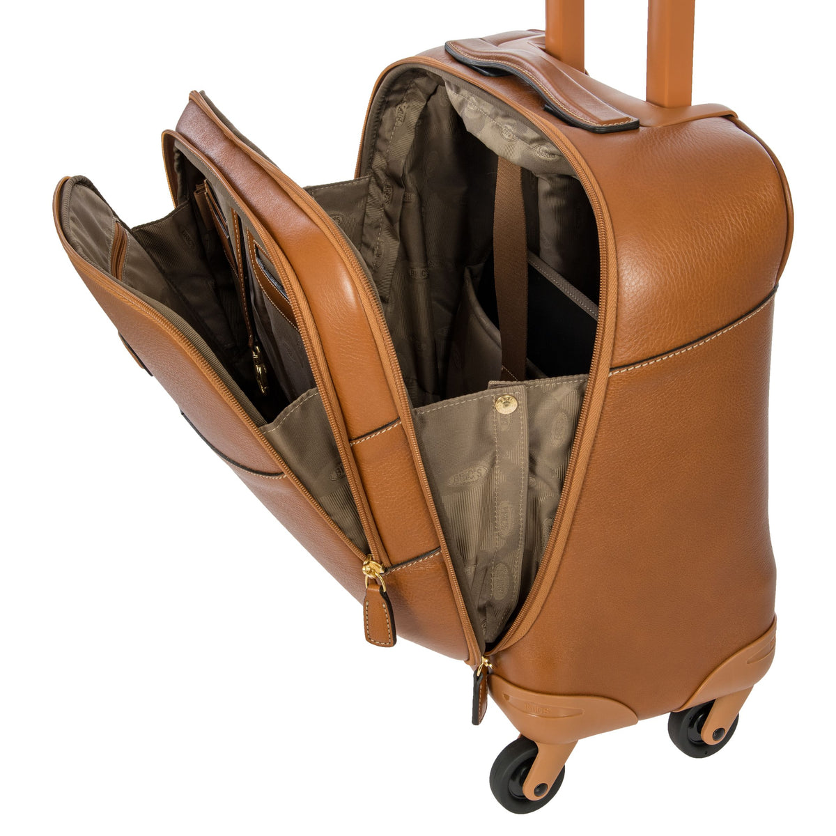 Bric's Life Pelle Leather Pilot Case in Cognac, view 5