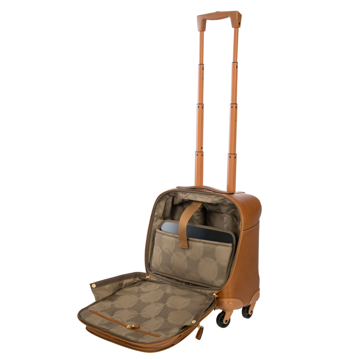Bric's Life Pelle Leather Pilot Case in Cognac, view 6