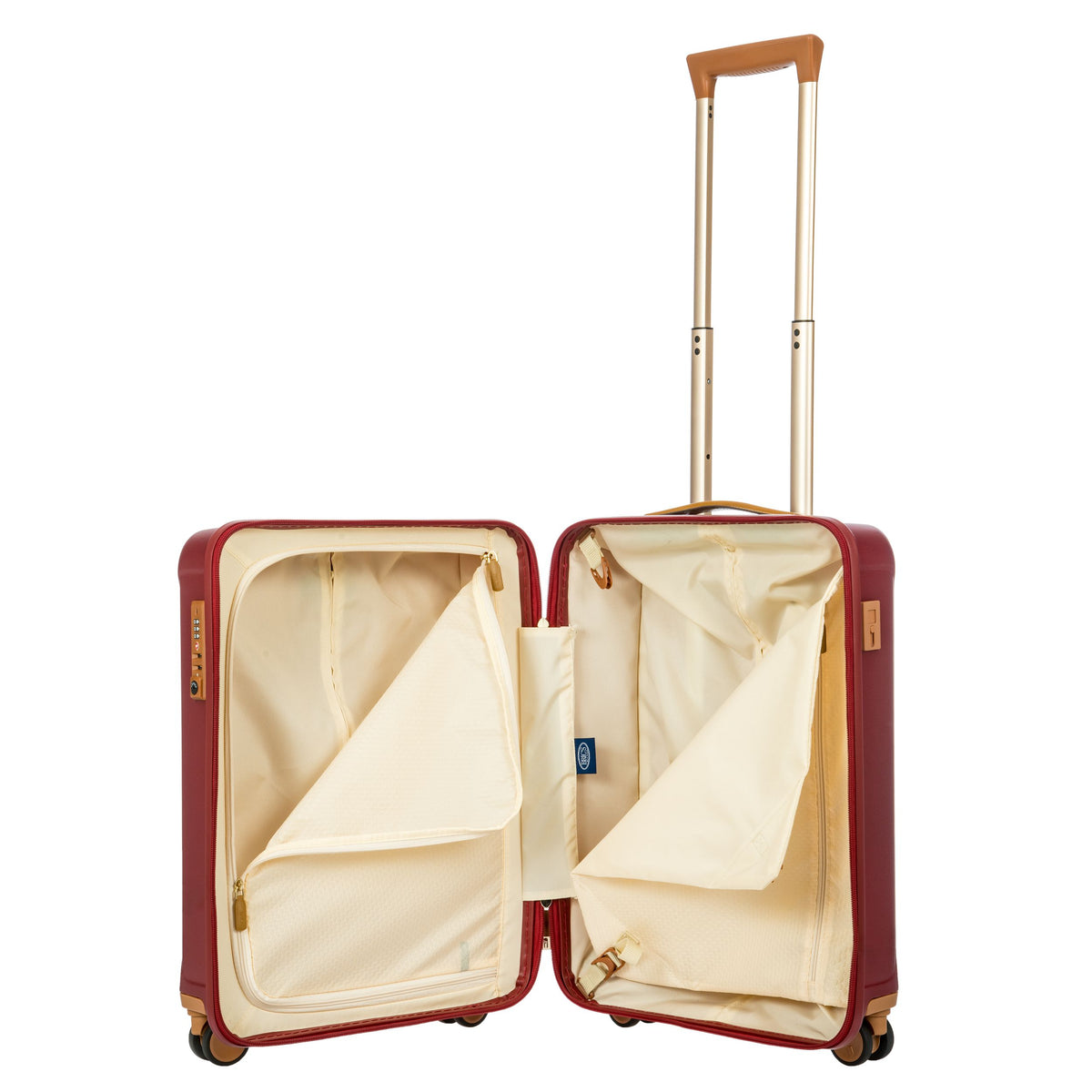 Bric's Capri 2.0 Expandable Checked Spinner in Bordeaux, view 2