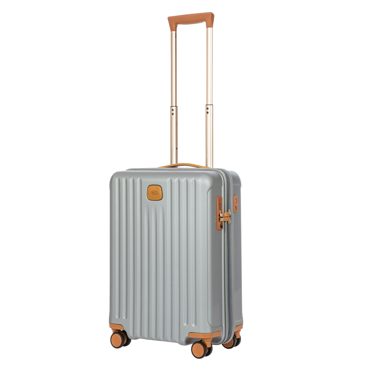 Bric's Capri 2.0 Expandable Checked Spinner in Silver, view 3