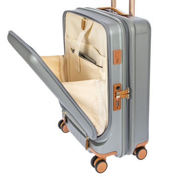 Bric's Capri 2.0 21" Expandable Carry-On Spinner in Silver, view 2