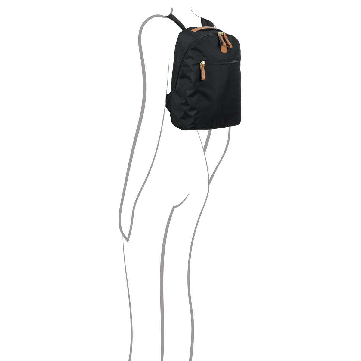 Bric's X-Collection City Backpack in Black, view 8