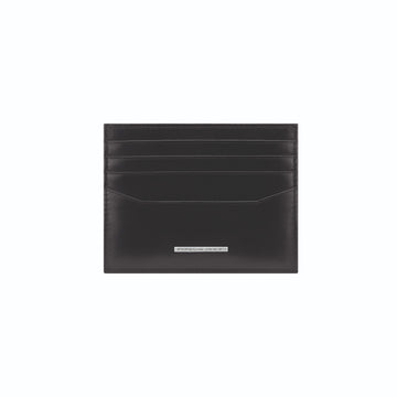 Porsche Design Leather Card Holder 8 in Black, Classic Smooth, view 1