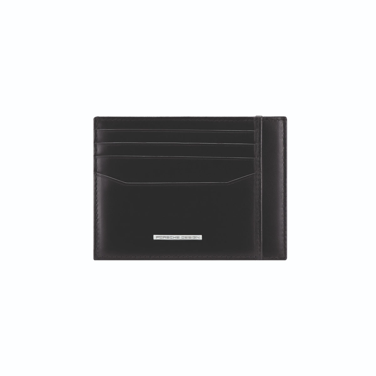 Porsche Design Leather Card Holder 4 in Black, Classic Smooth, view 2