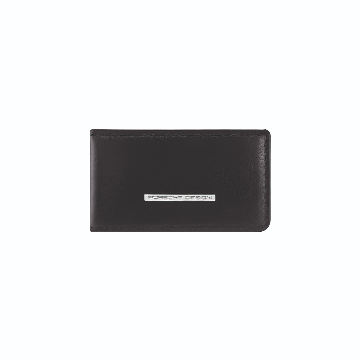 Porsche Design Leather Money Clip in Black, Classic Smooth, view 2