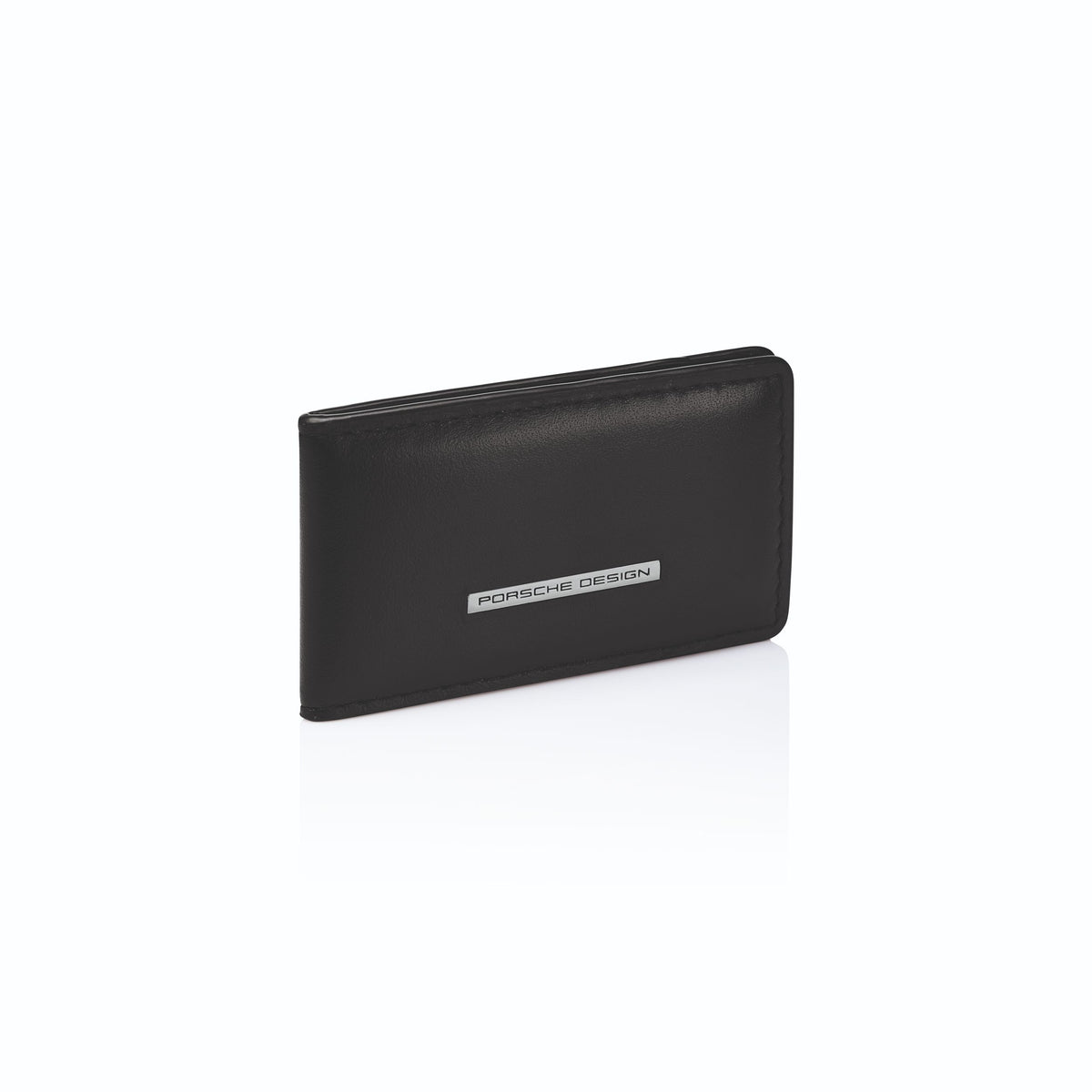 Porsche Design Leather Money Clip in Black, Classic Smooth, view 3