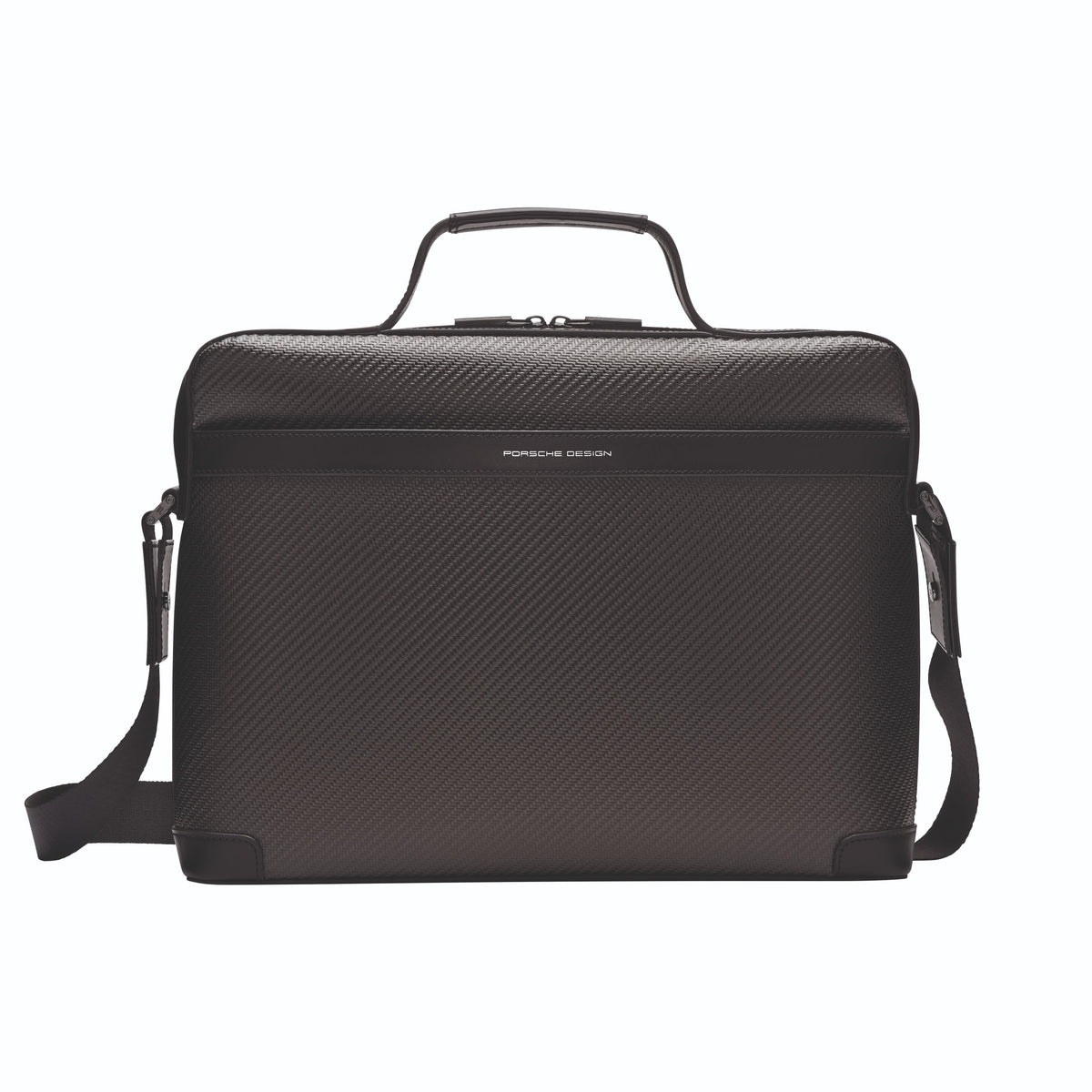 Porsche Design Carbon Laptop Briefcase in Black, view 2