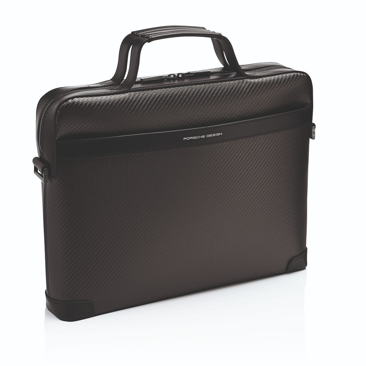 Porsche Design Carbon Laptop Briefcase in Black, view 4
