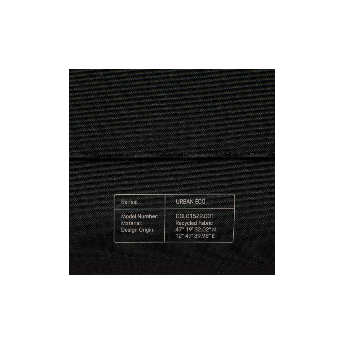 Porsche Design Urban Eco Messenger Bag in Black, view 9