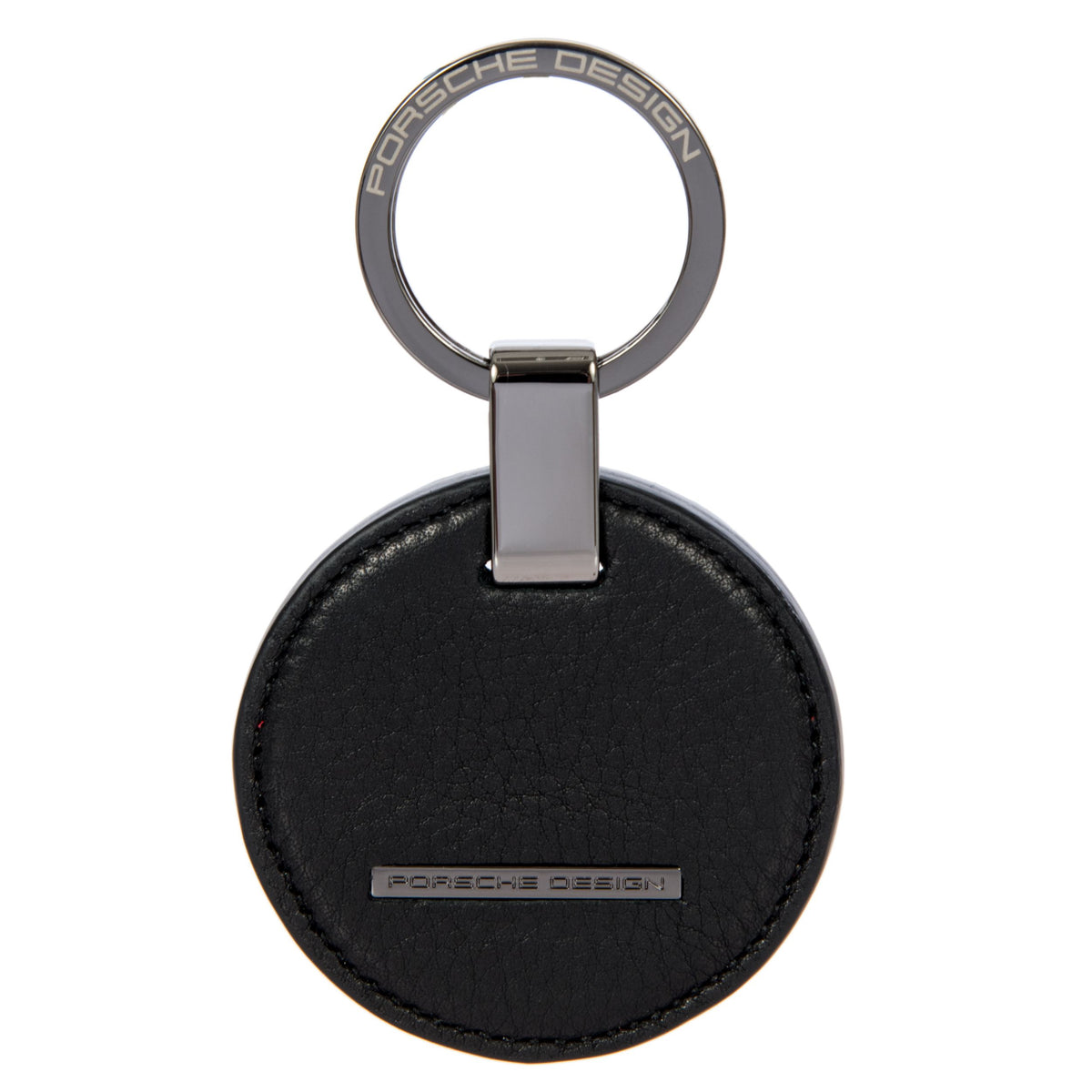 Porsche Design Circle Leather Key Ring in Black, view 1