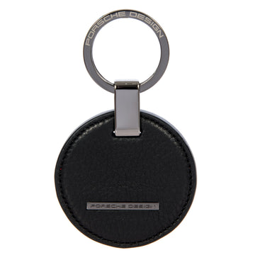Porsche Design Circle Leather Key Ring in Black, view 1