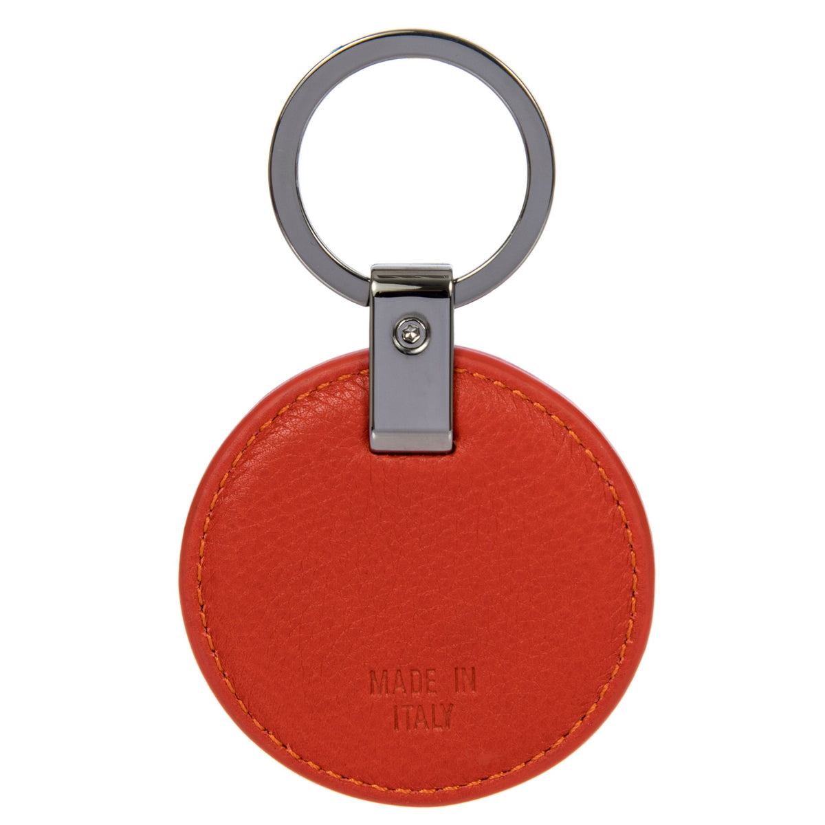 Porsche Design Circle Leather Key Ring in Lava Orange, view 3