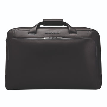 Porsche Design Roadster Leather Weekender Bag in Black, view 1