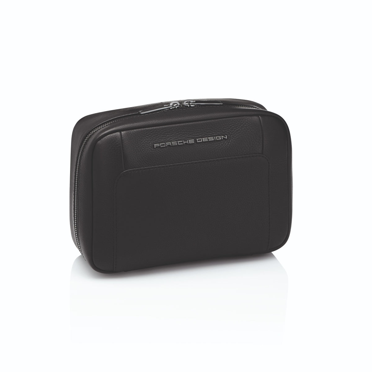 Porsche Design Roadster Leather Toiletry Bag in Black, view 2