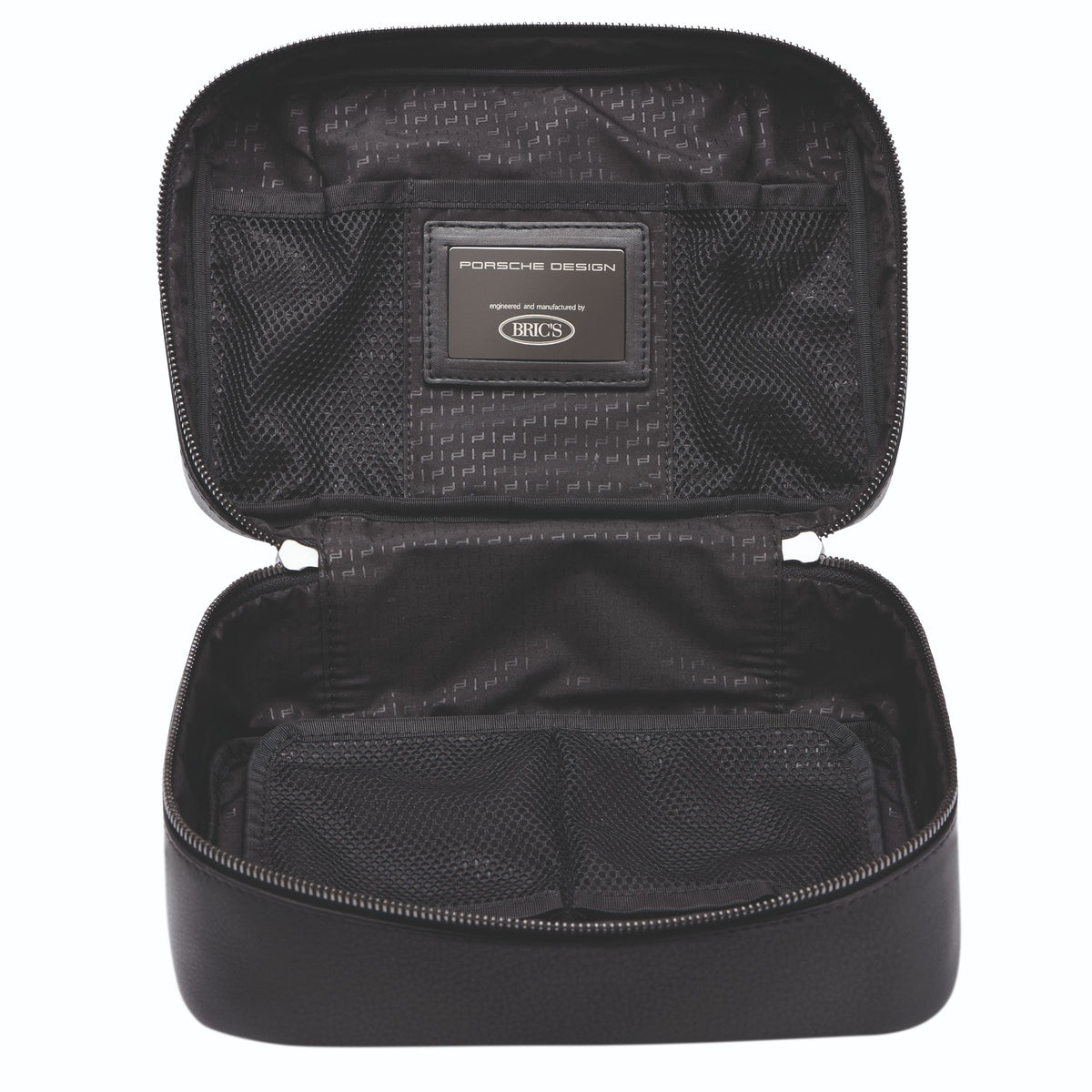 Porsche Design Roadster Leather Toiletry Bag in Black, view 5