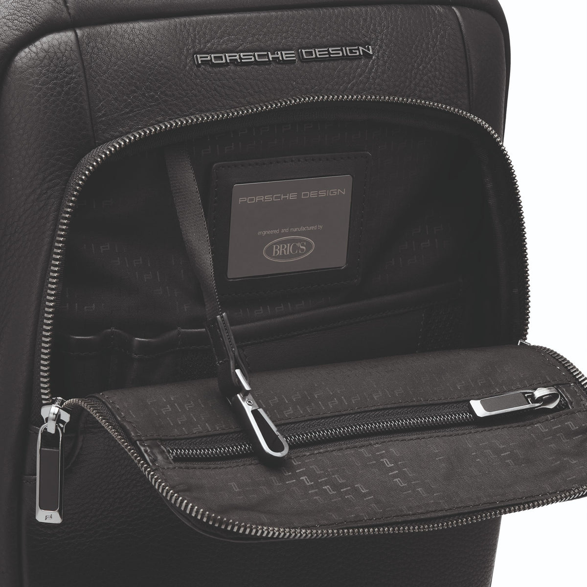 Porsche Design Roadster Leather Laptop Backpack, XS, view 4