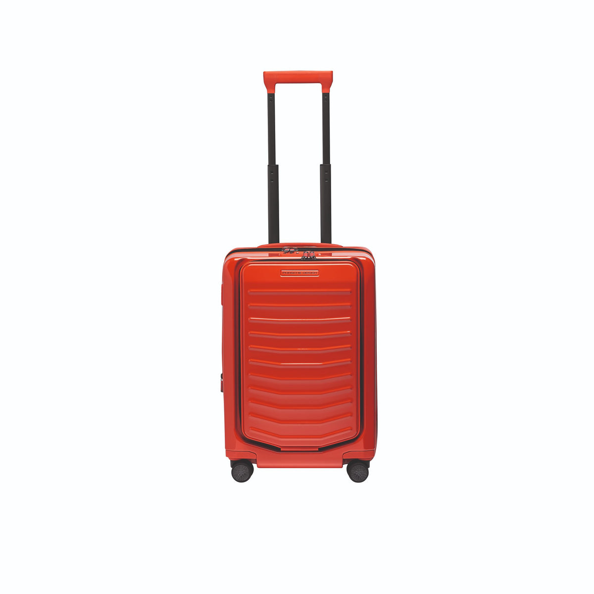 Porsche Design Roadster Hardcase Expandable Spinner, 21" carry-on in Lava Orange, view 1