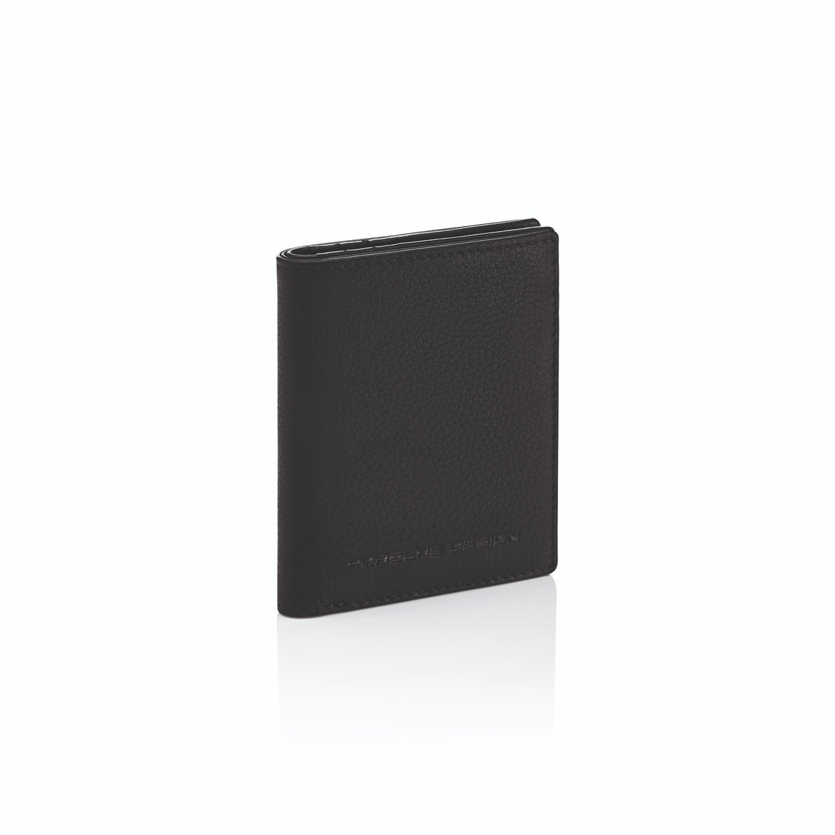 Porsche Design Billfold 6 Leather Wallet in Black, Business Grained, view 3