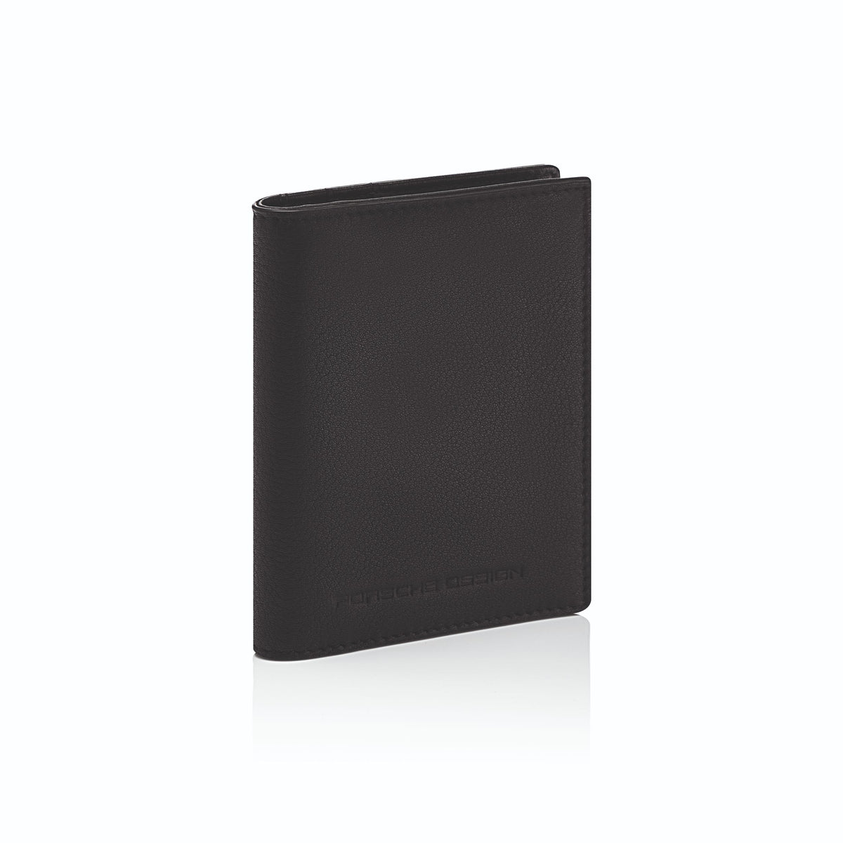 Porsche Design Billfold 6 US Leather Wallet in Black, Business Grained, view 3