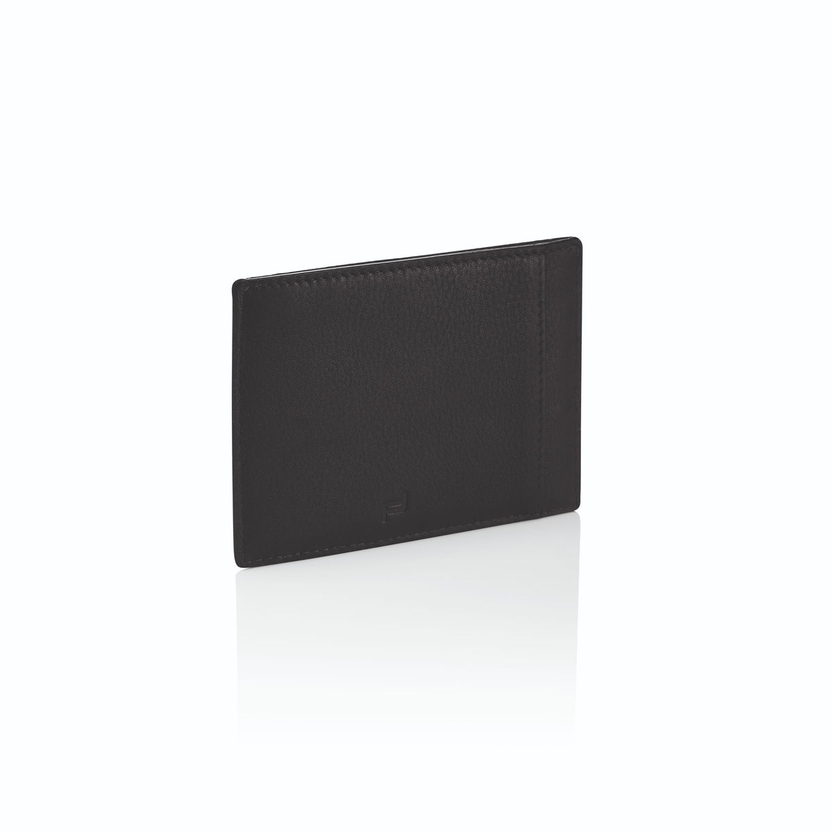 Porsche Design Leather Card Holder 4 in Black, Business Grained, view 4
